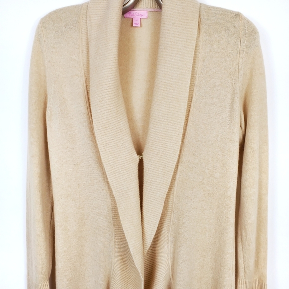 LILLY PULITZER Cashmere Lindsay Ruffle Cardigan M - Picture 4 of 8